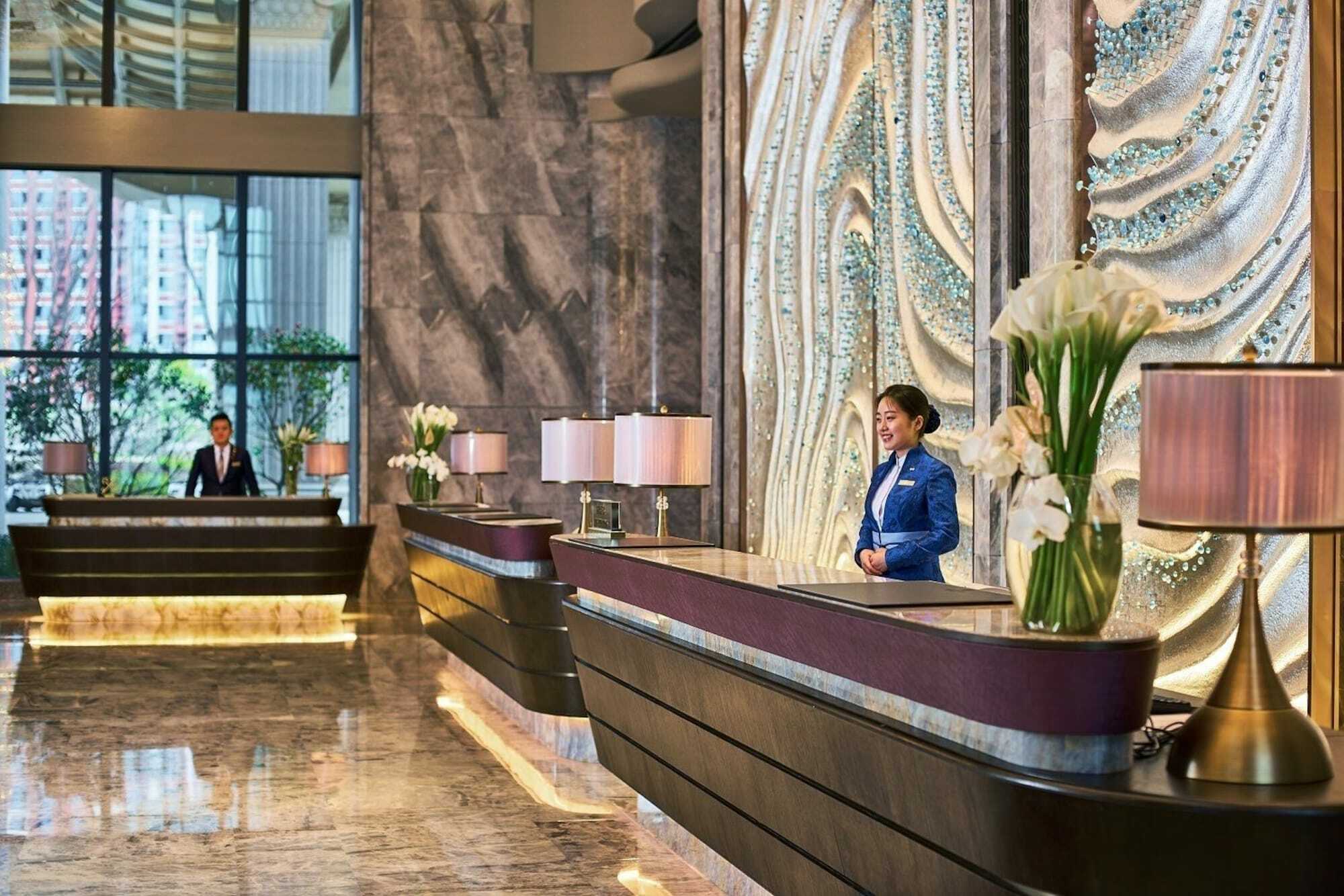 فندق Wanda Realm Qingdao Movie Metropolis المظهر الخارجي الصورة