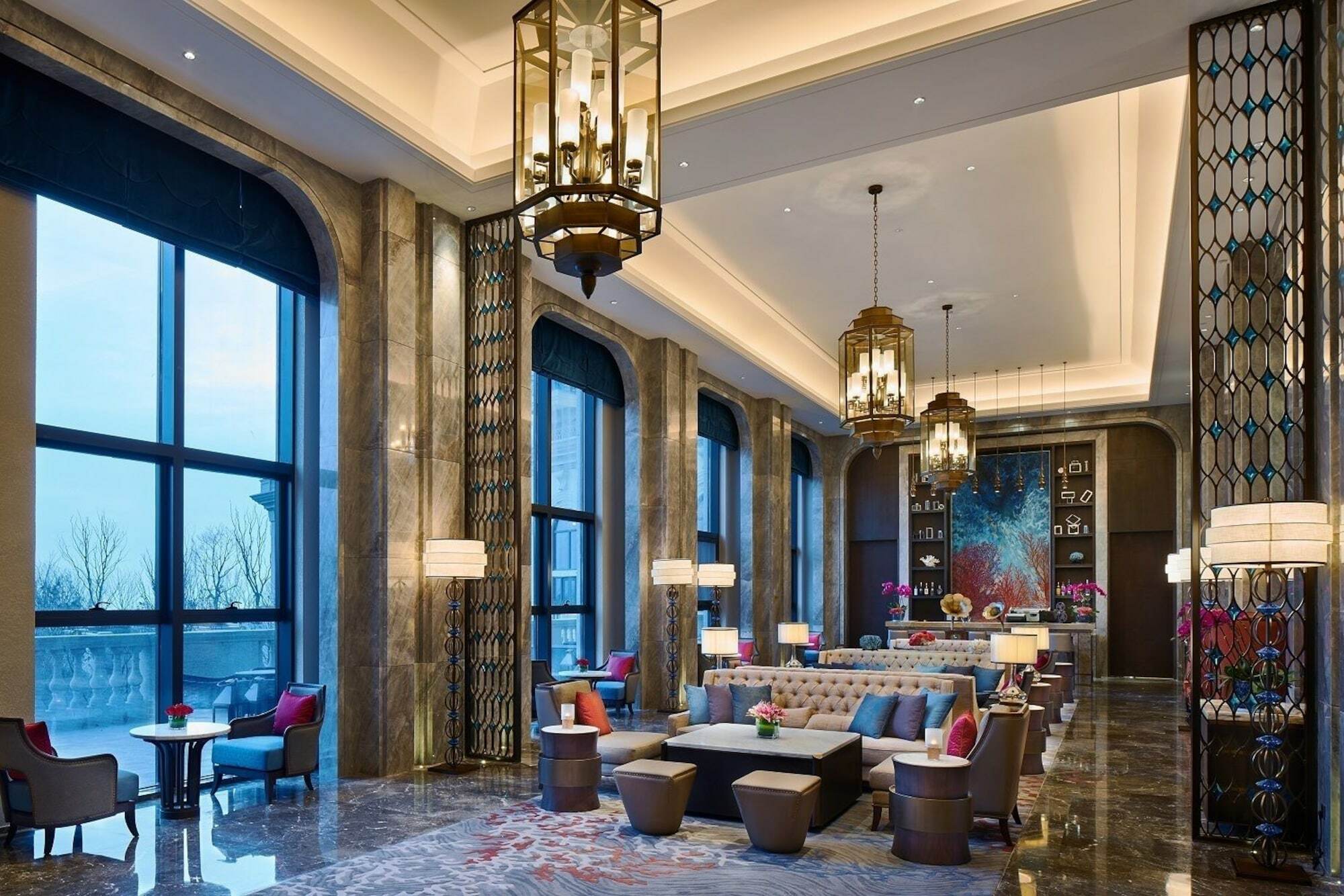 فندق Wanda Realm Qingdao Movie Metropolis المظهر الخارجي الصورة