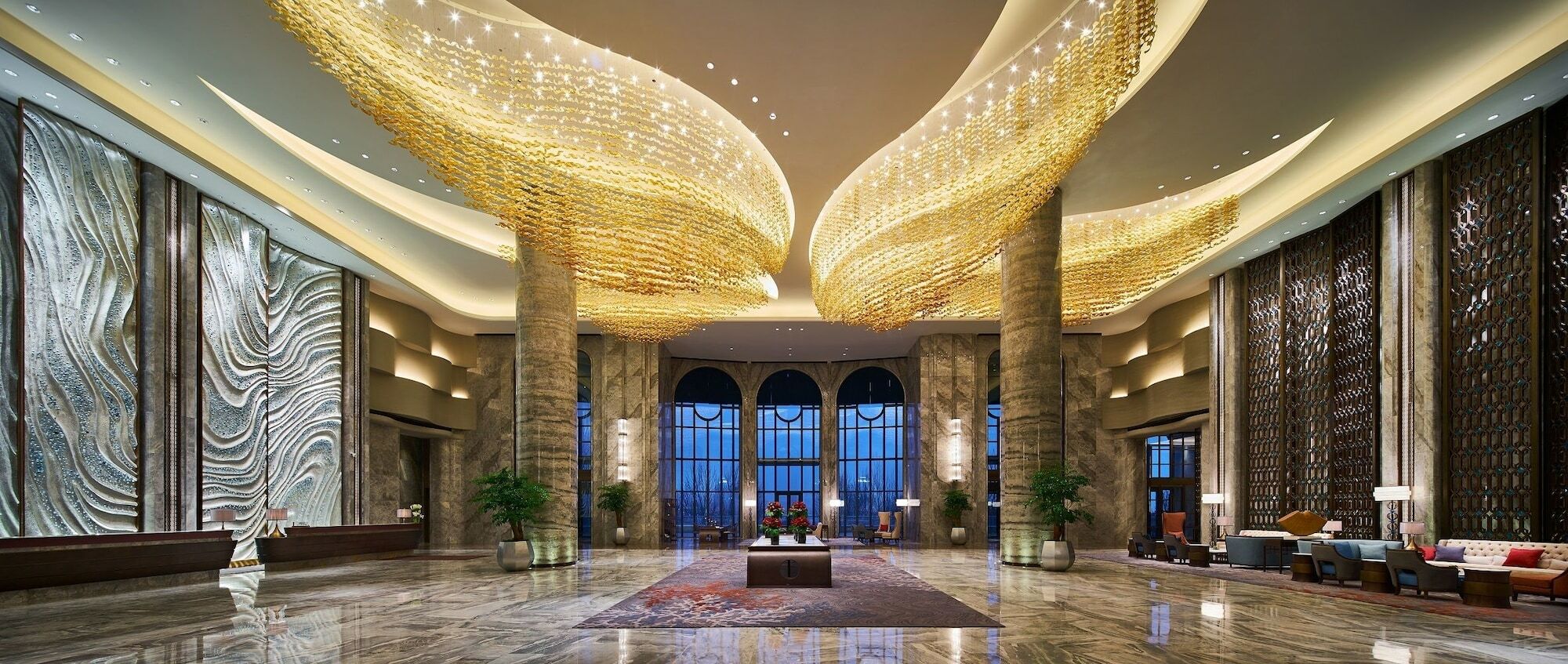 فندق Wanda Realm Qingdao Movie Metropolis المظهر الخارجي الصورة